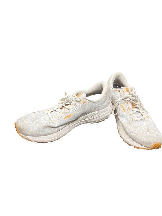 Brooks Adrenaline GTS 23 Blanc Grey Sunflower for sale | eBay Brooks Adrenaline 23 mens white walking running sneakers sz 13 SKU 10-264